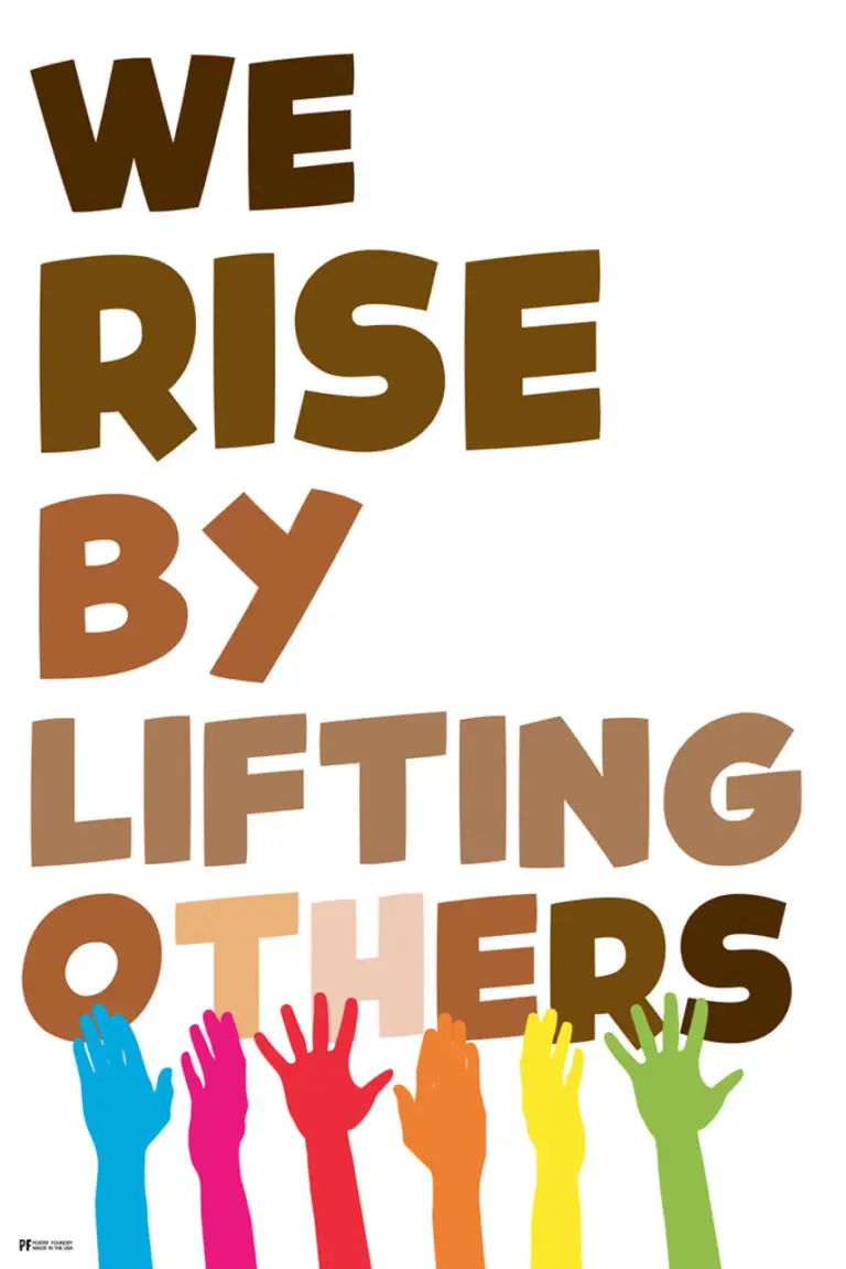 We rise playful picture from web